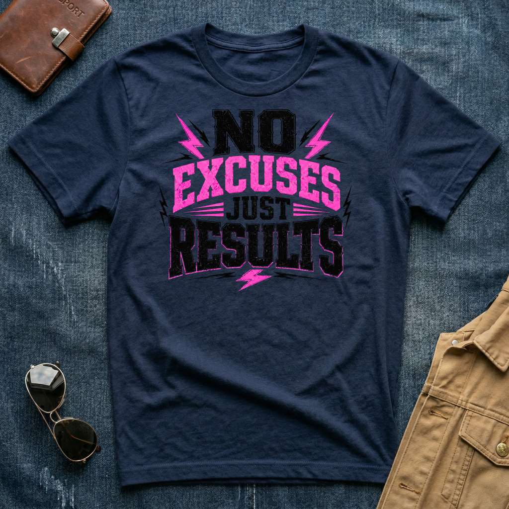 No Excuses Just Results T-Shirt