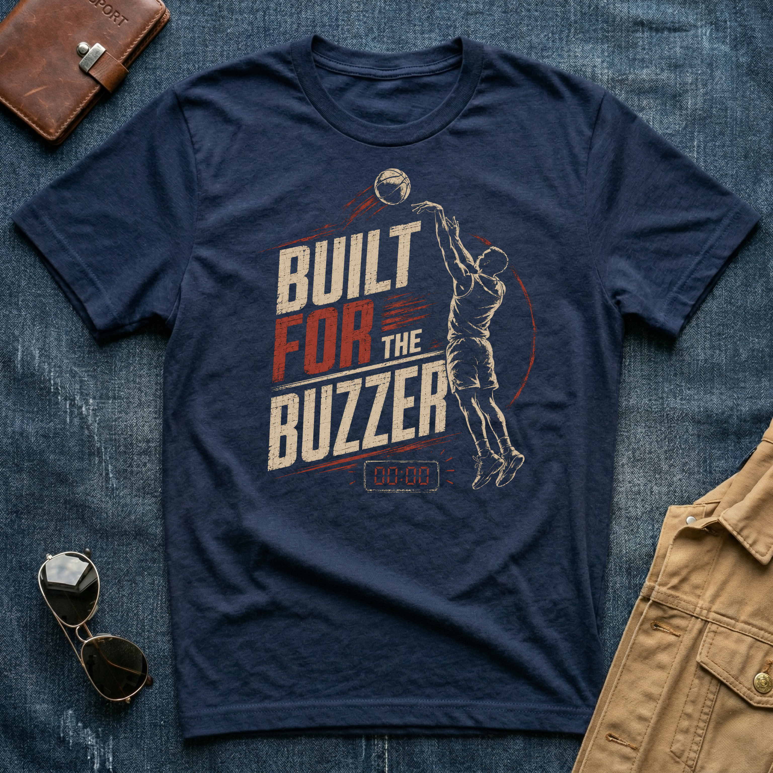 Built for the Buzzer Basketball t shirt