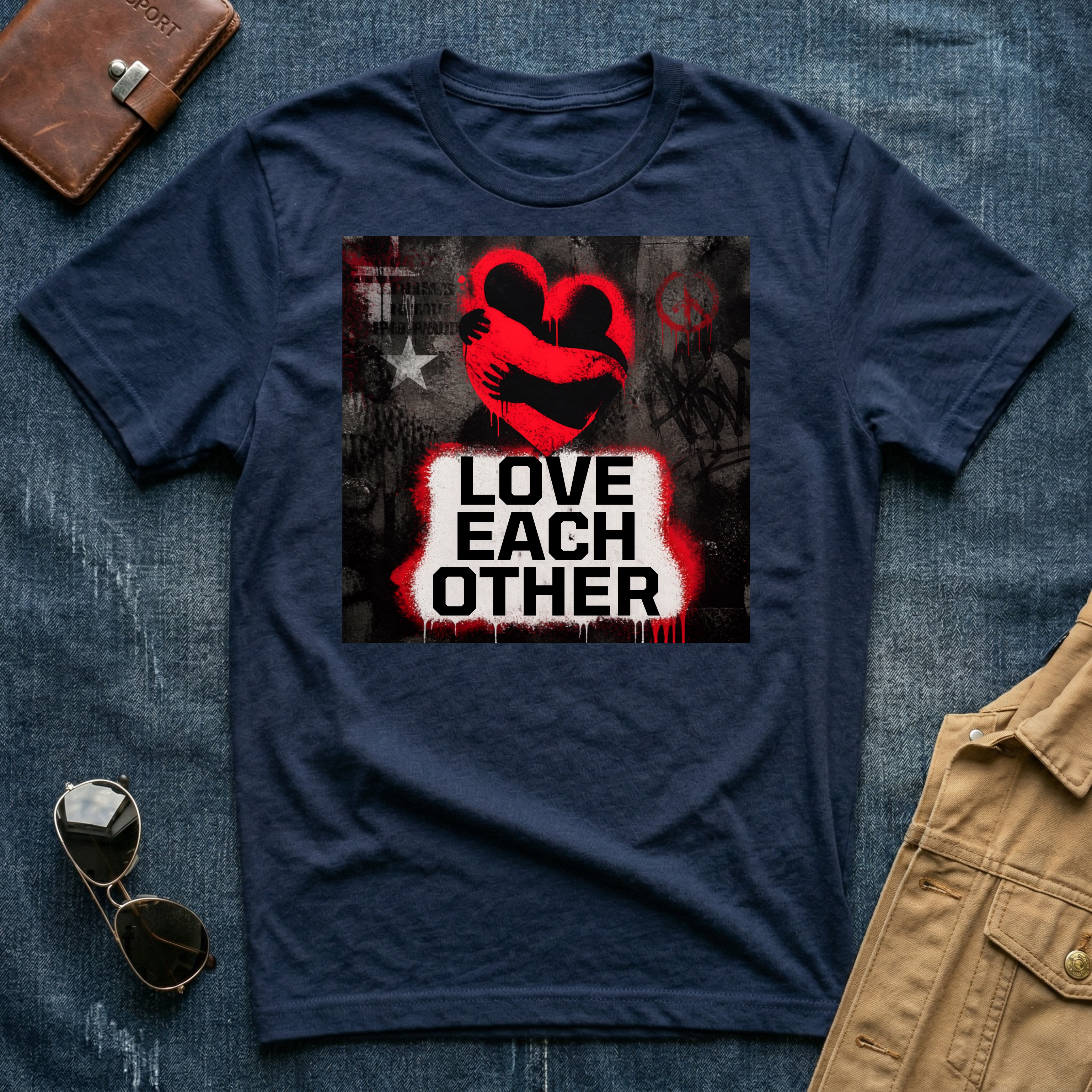 Love Each Other Heart T-Shirt