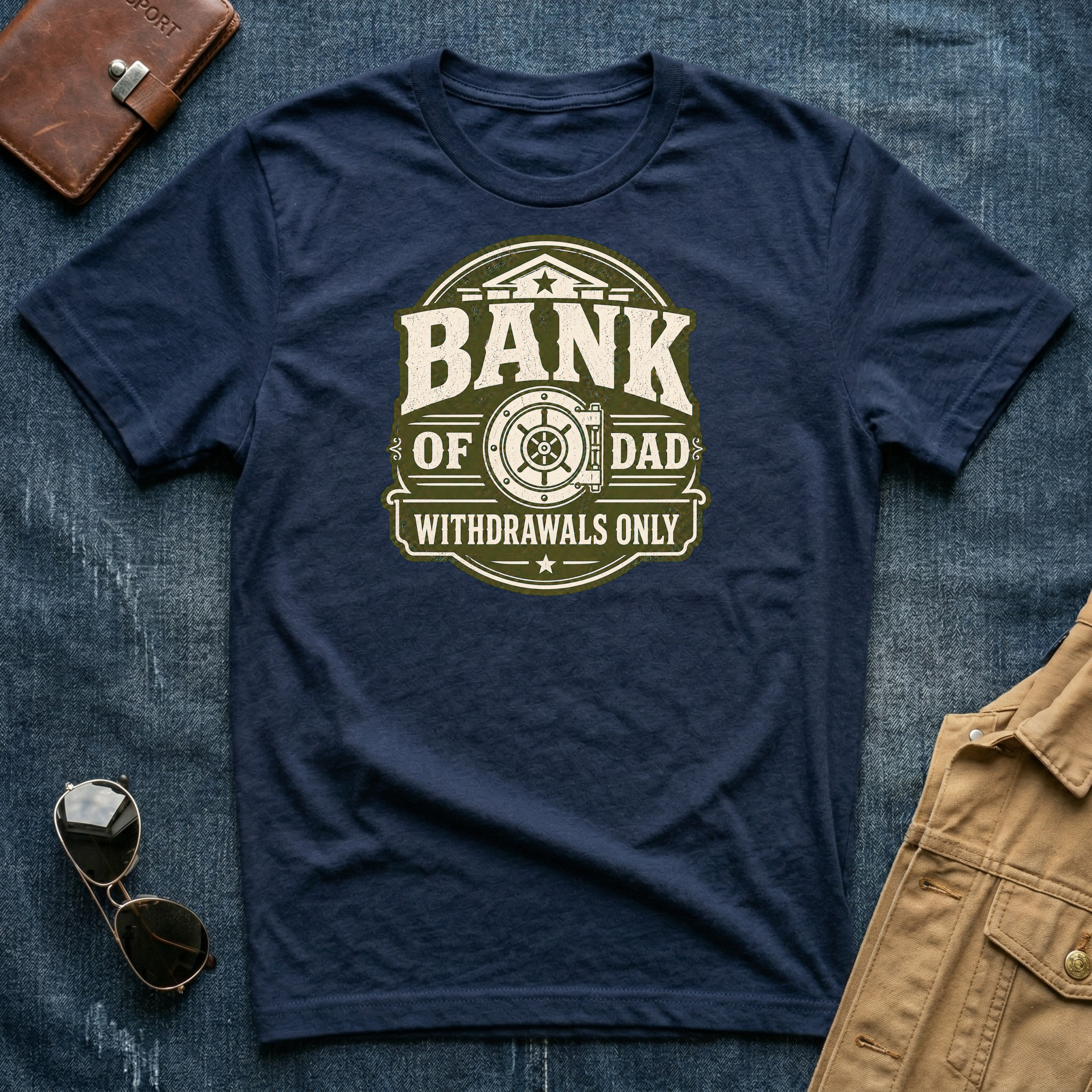 Bank of Dad Withdrawals Only T-Shirt