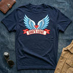 Dad’s Love Winged Heart T-Shirt