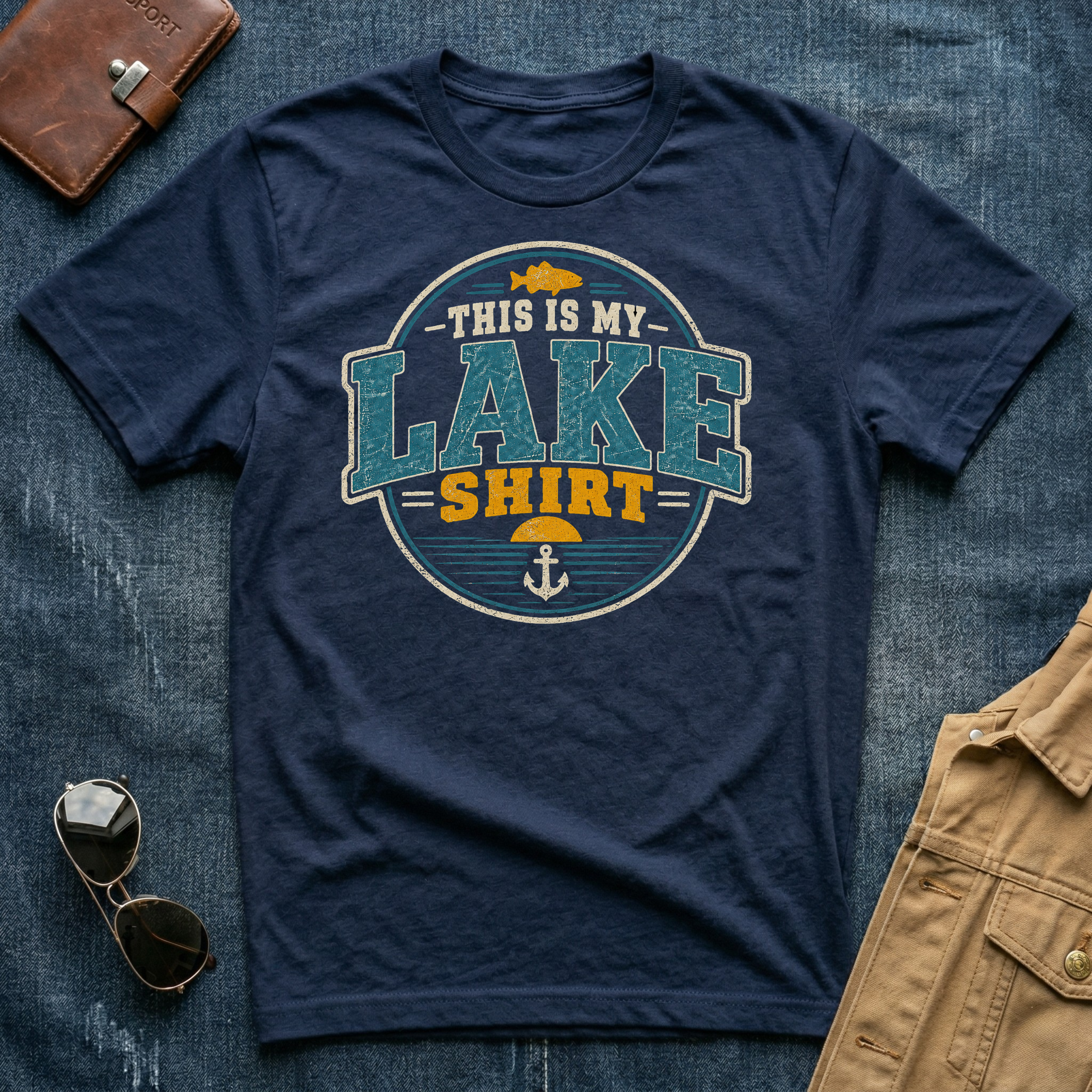 This Is My Lake Shirt Anchor T‑Shirt