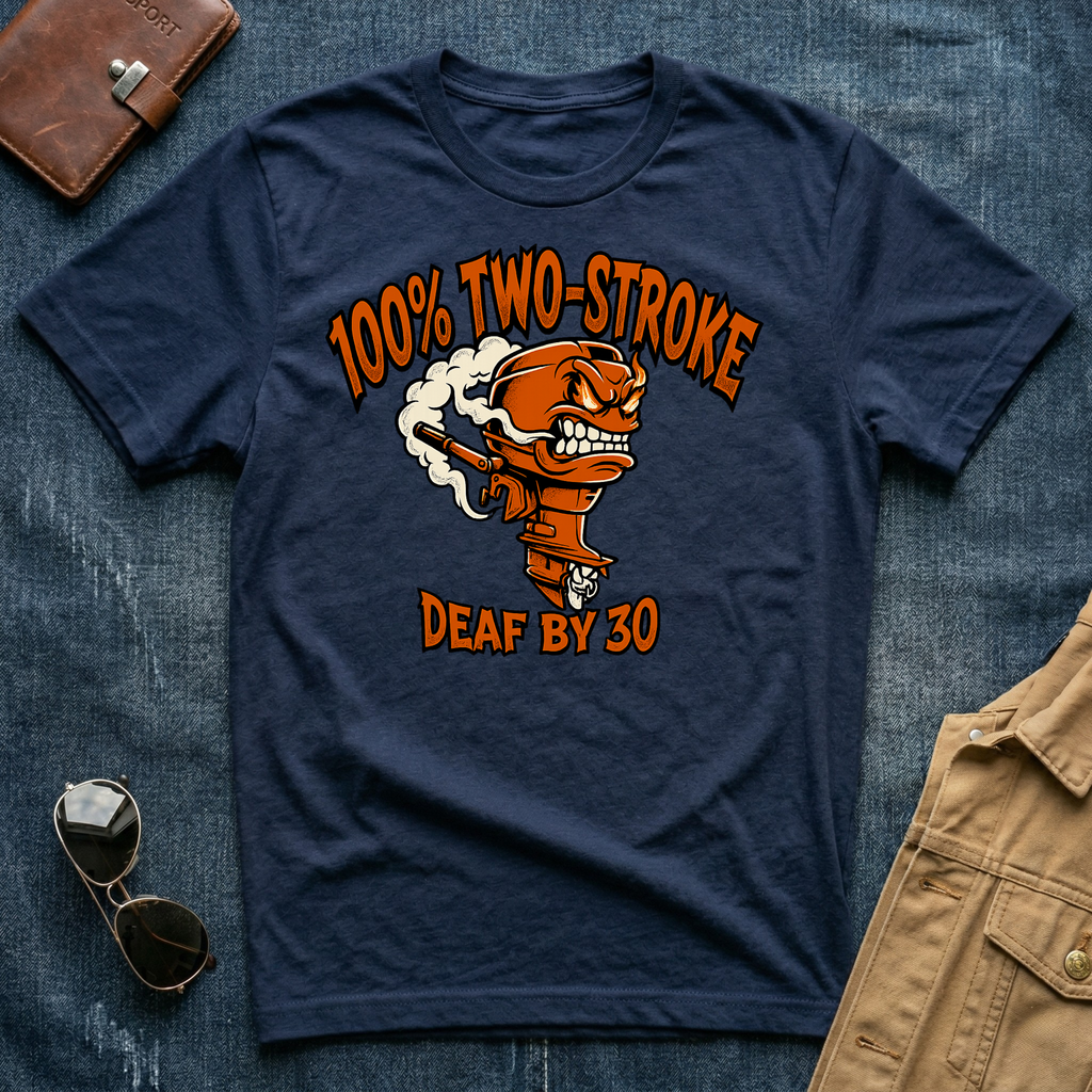 100% Two-Stroke Deaf by 30 T Shirt