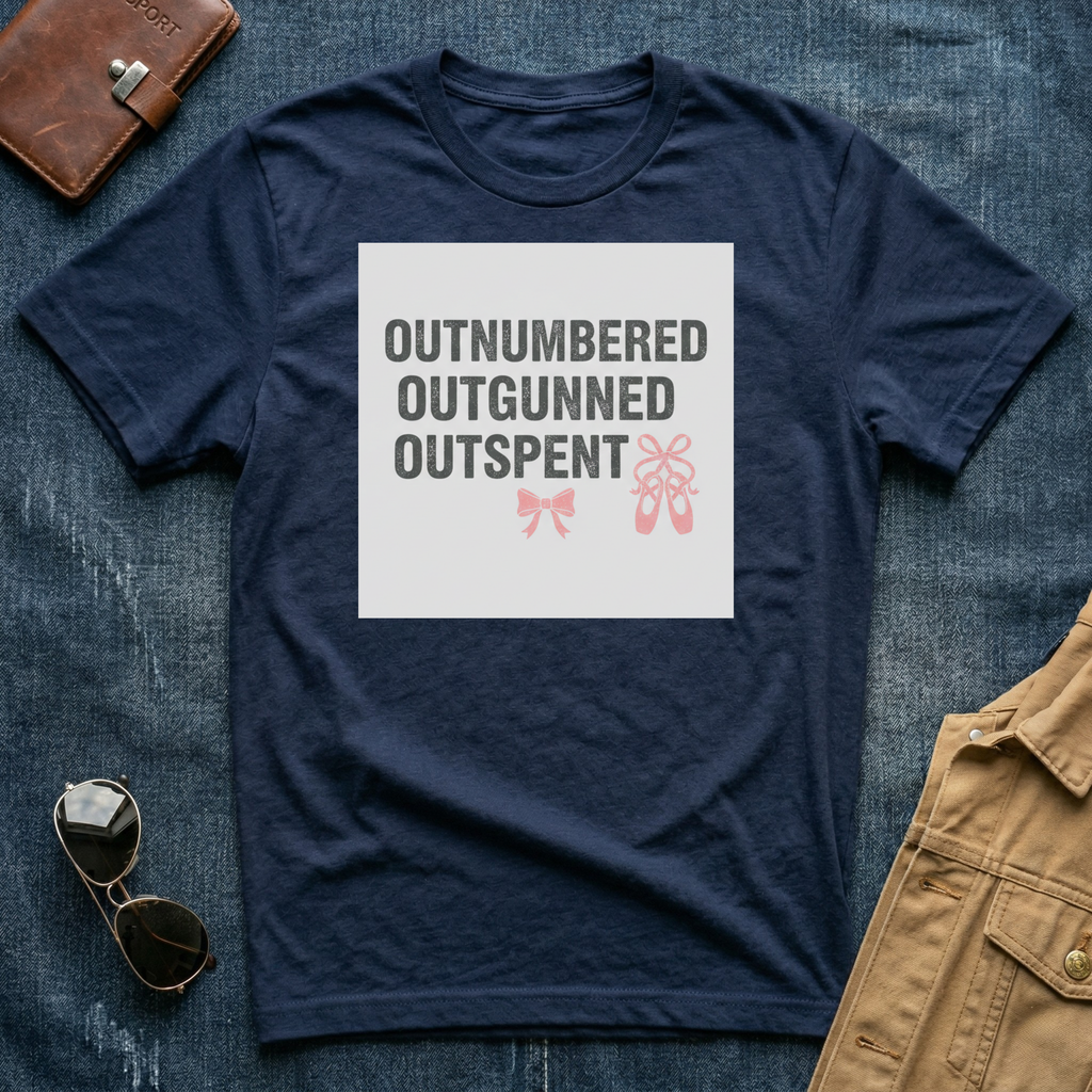 Outnumbered Outgunned Outspent T-Shirt
