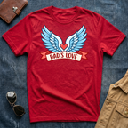 Dad’s Love Winged Heart T-Shirt