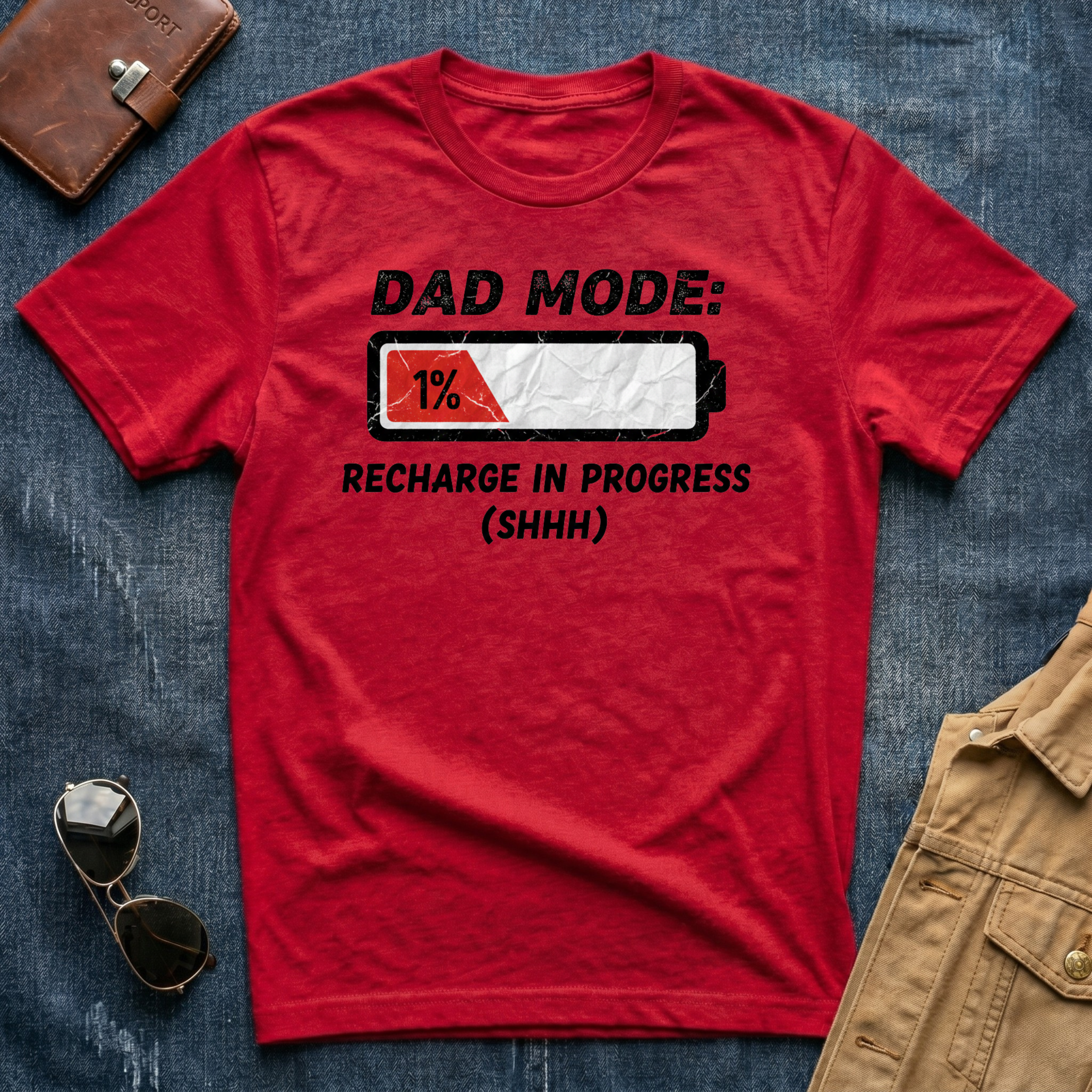 Dad Mode Recharge in Progress T Shirt