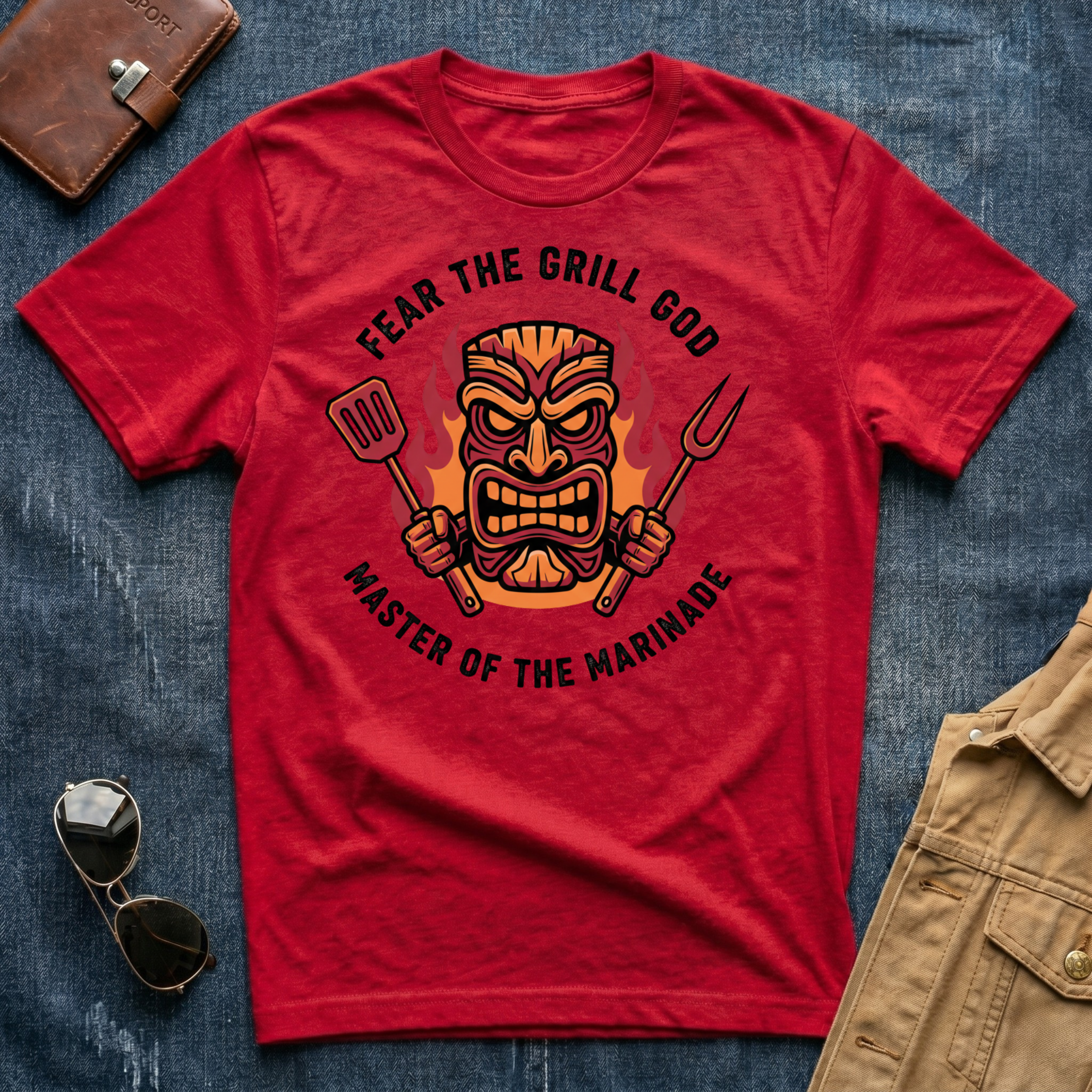 Fear the Grill God T Shirt
