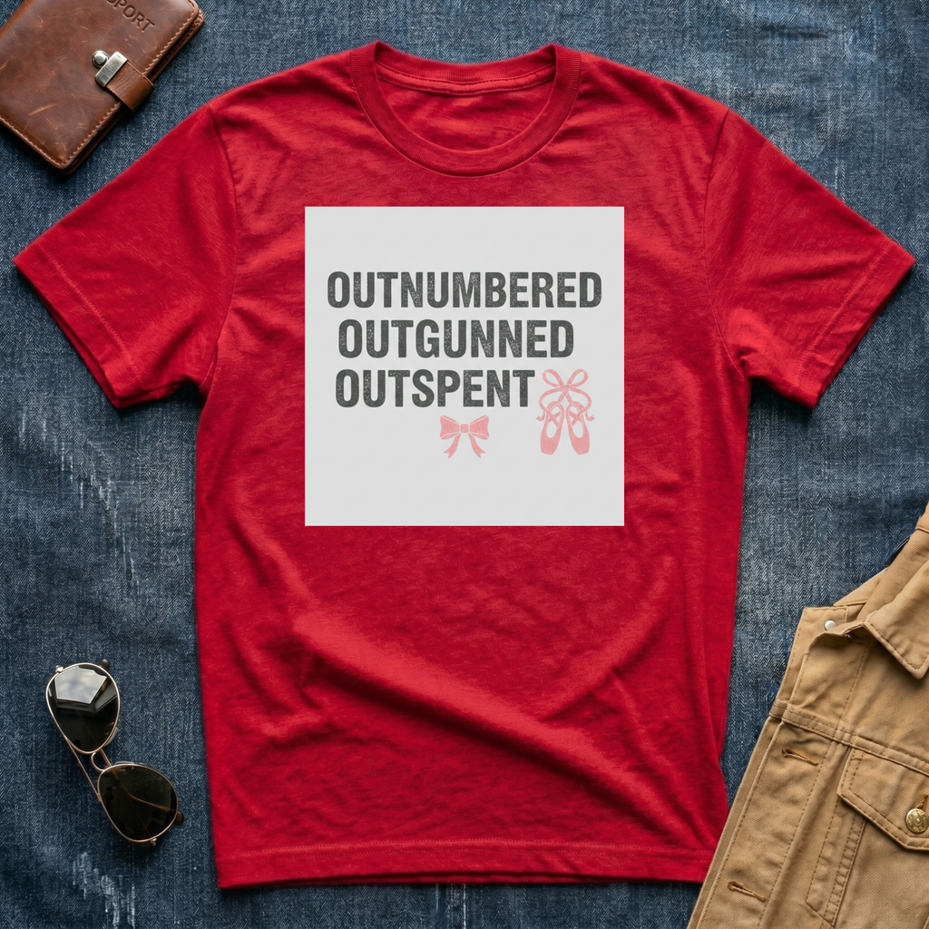 Outnumbered Outgunned Outspent T-Shirt