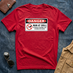 Danger Man at Grill T-Shirt