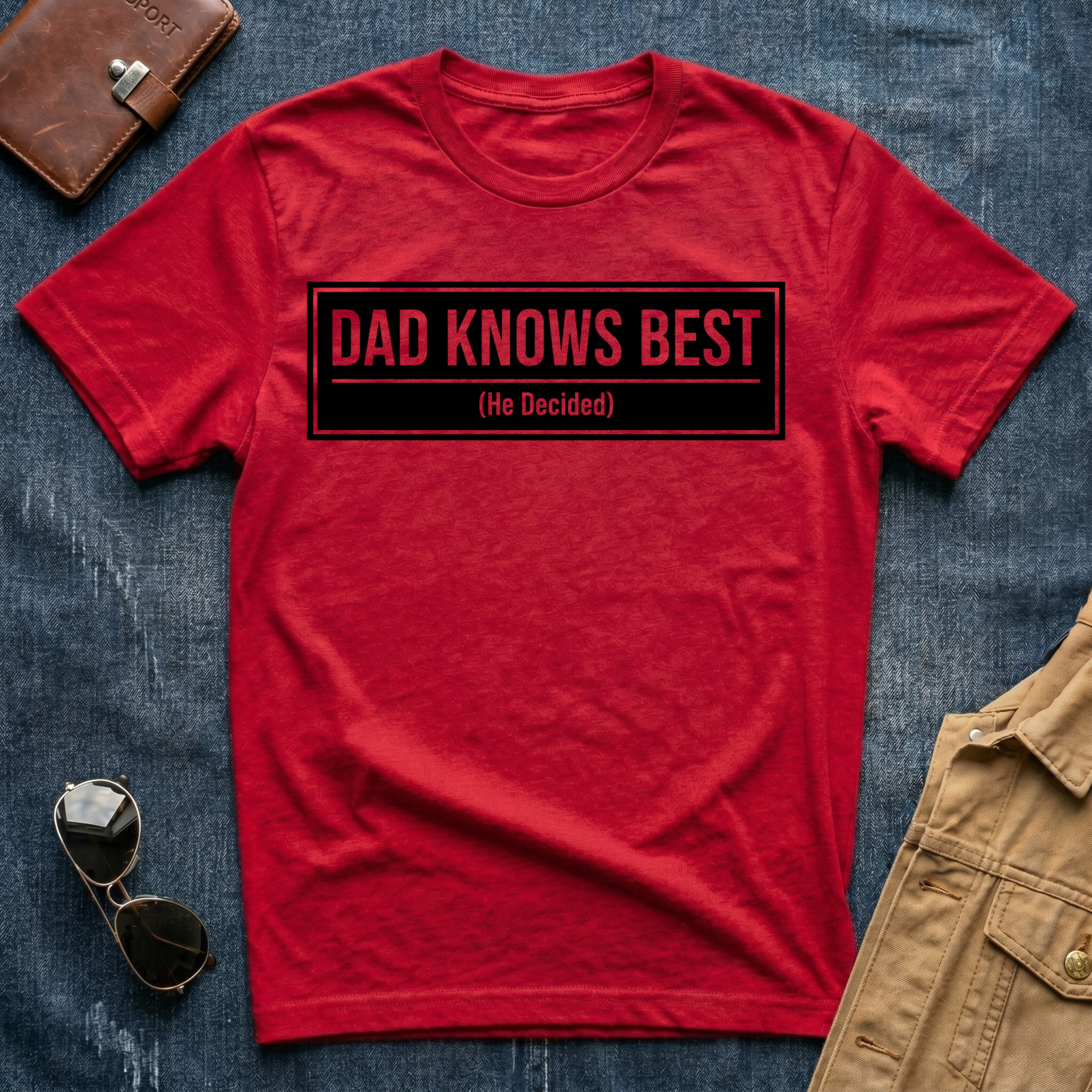 Dad Knows Best He Decided T Shirt