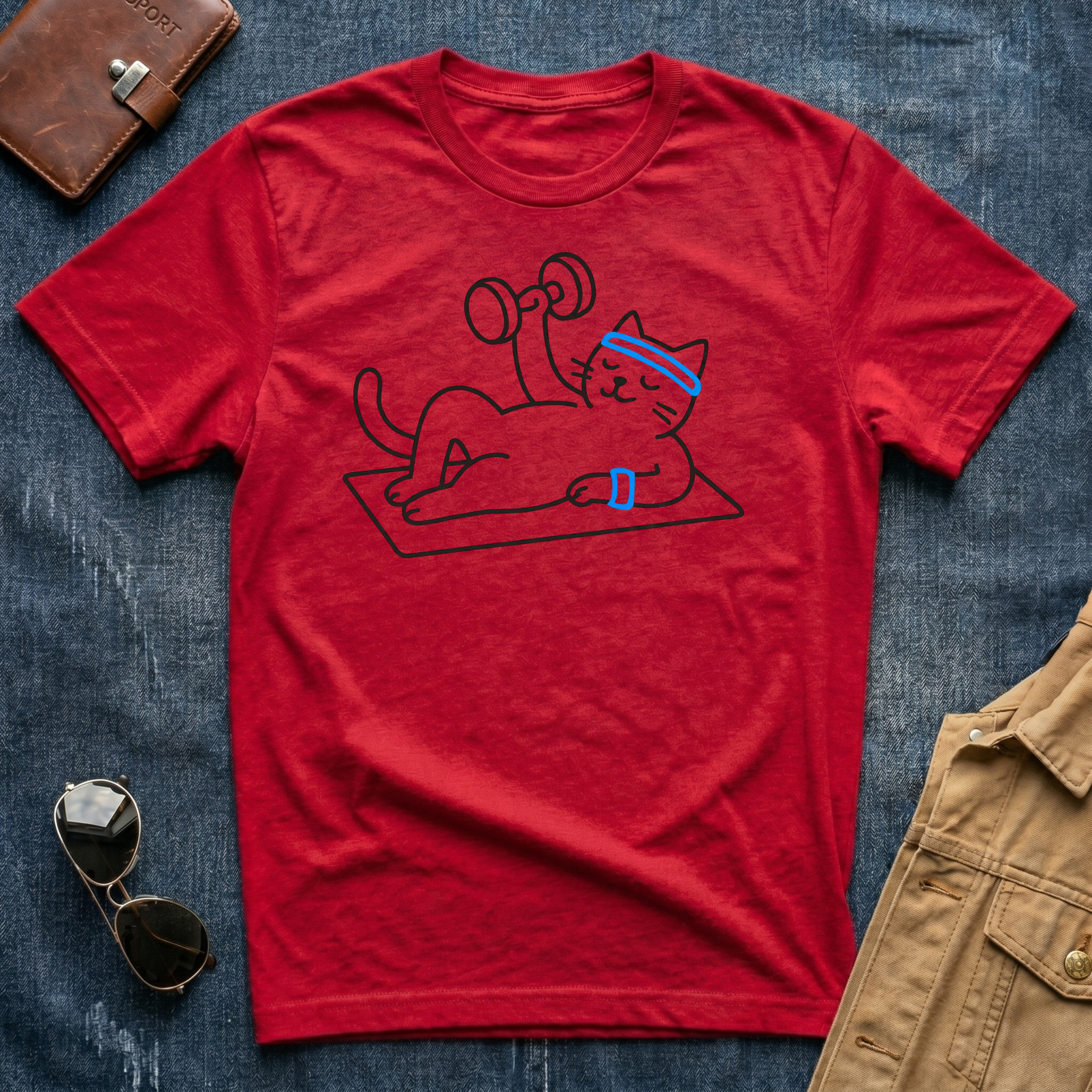 Glowing blue arcs T-Shirt
