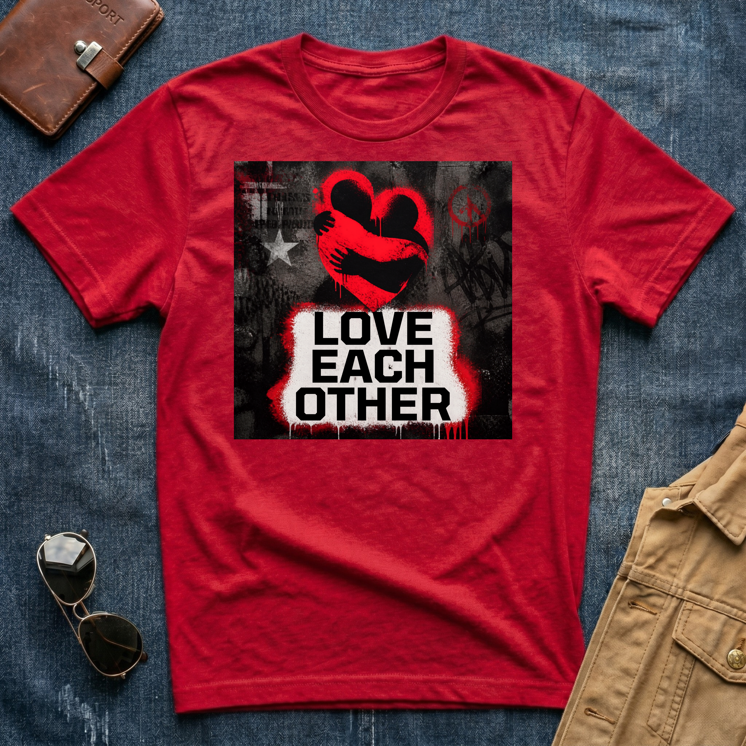 Love Each Other Heart T-Shirt