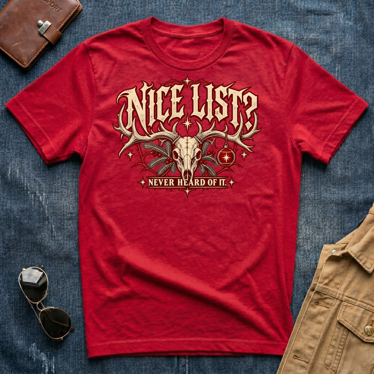 Nice List? Never Heard of It T-Shirt