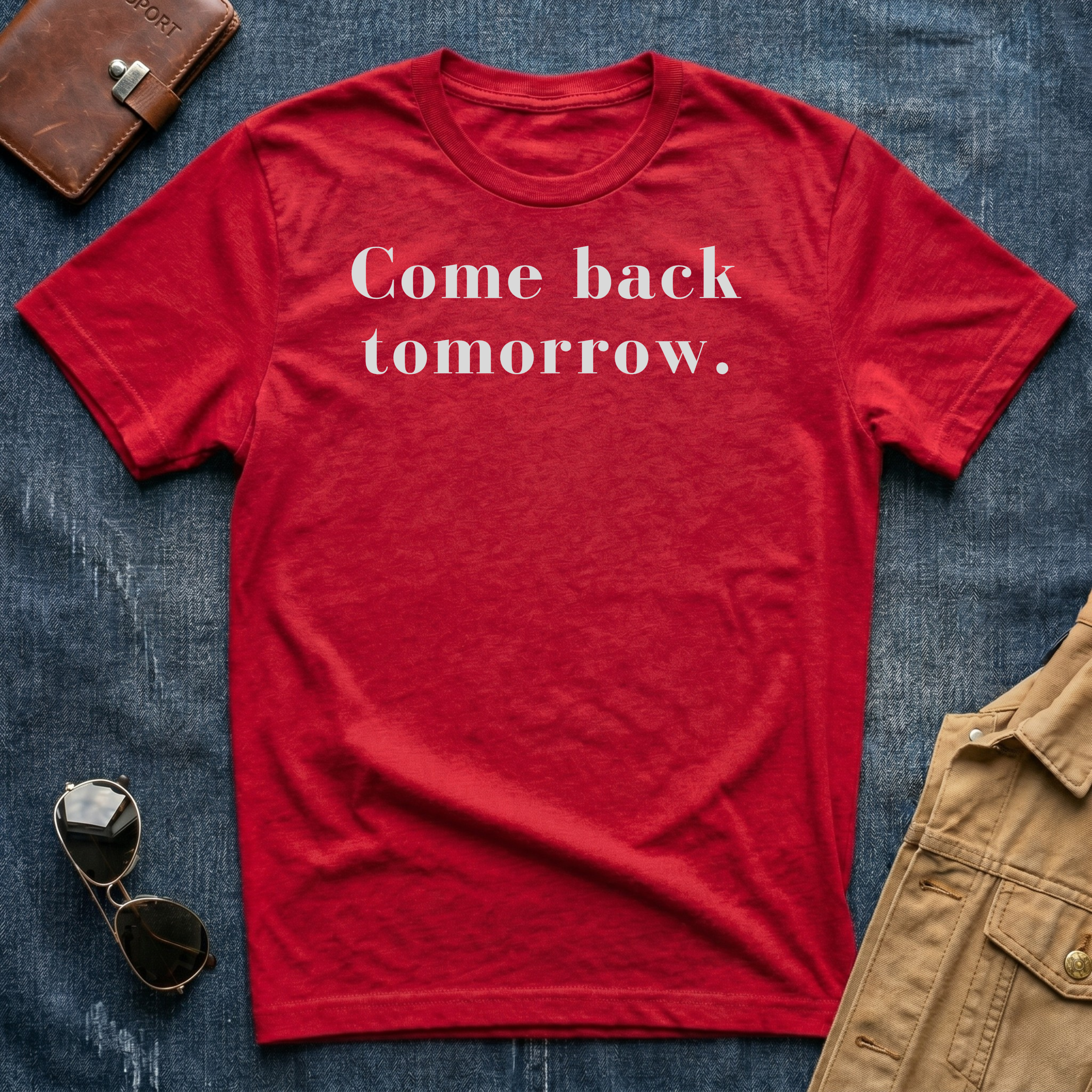 Come back tomorrow T Shirt