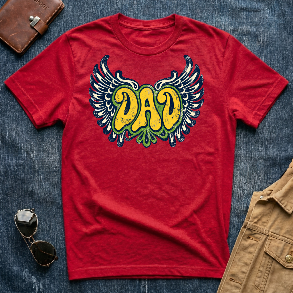 Yellow Dad Wings T-Shirt