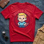 Anime Super Dad Blond T Shirt