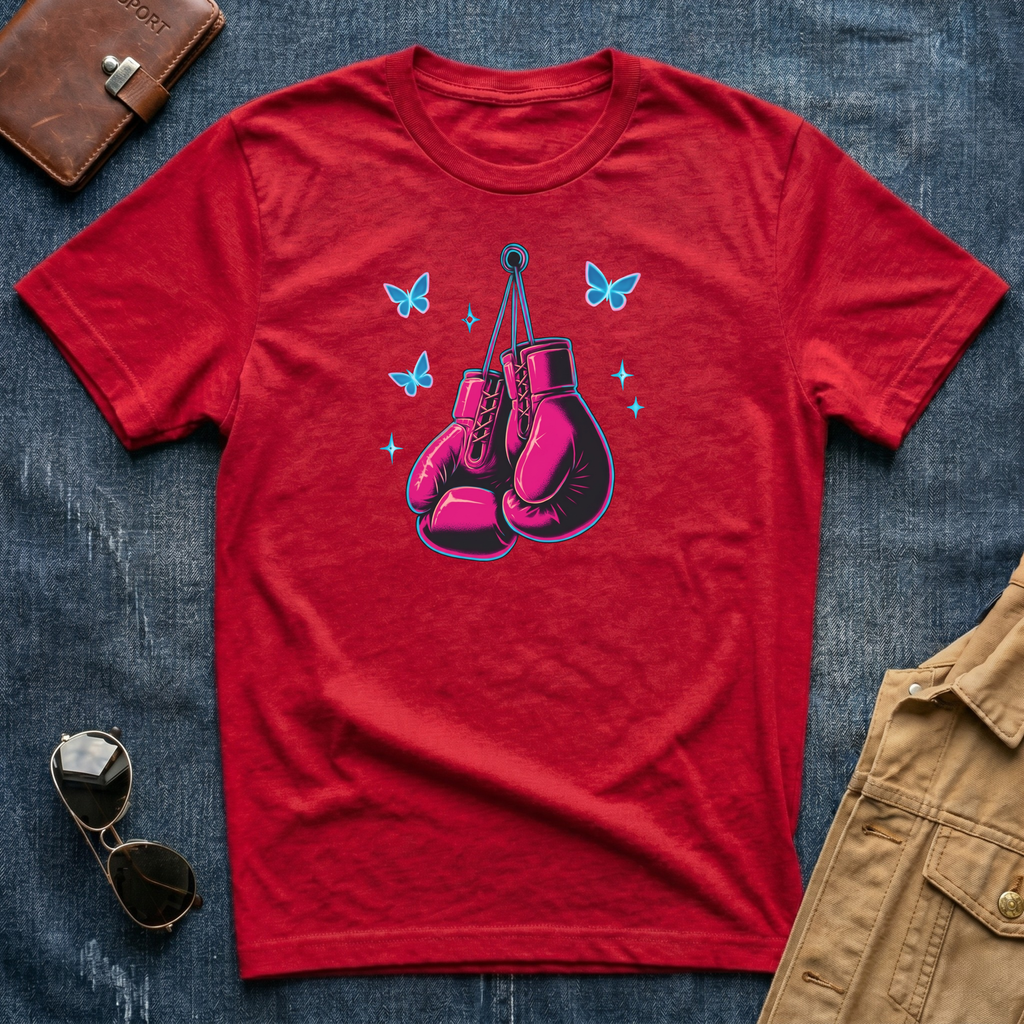 Hanging Neon Boxing Gloves T-Shirt