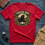 Chicken Dad Black T-Shirt