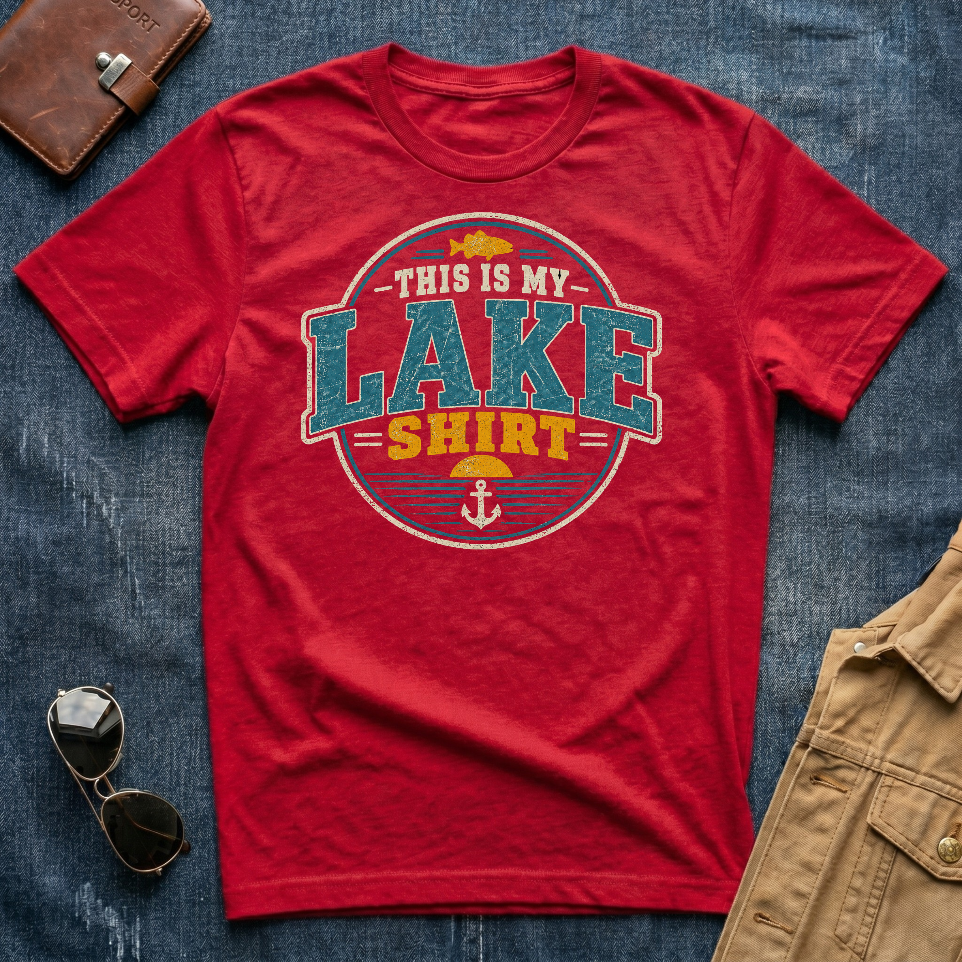 This Is My Lake Shirt Anchor T‑Shirt