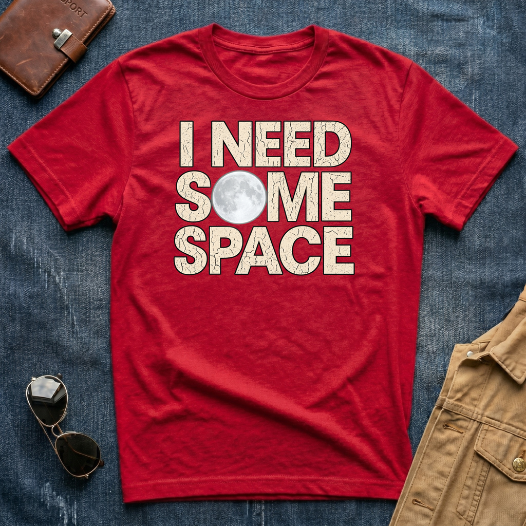 I Need Some Space Full Moon T‑Shirt