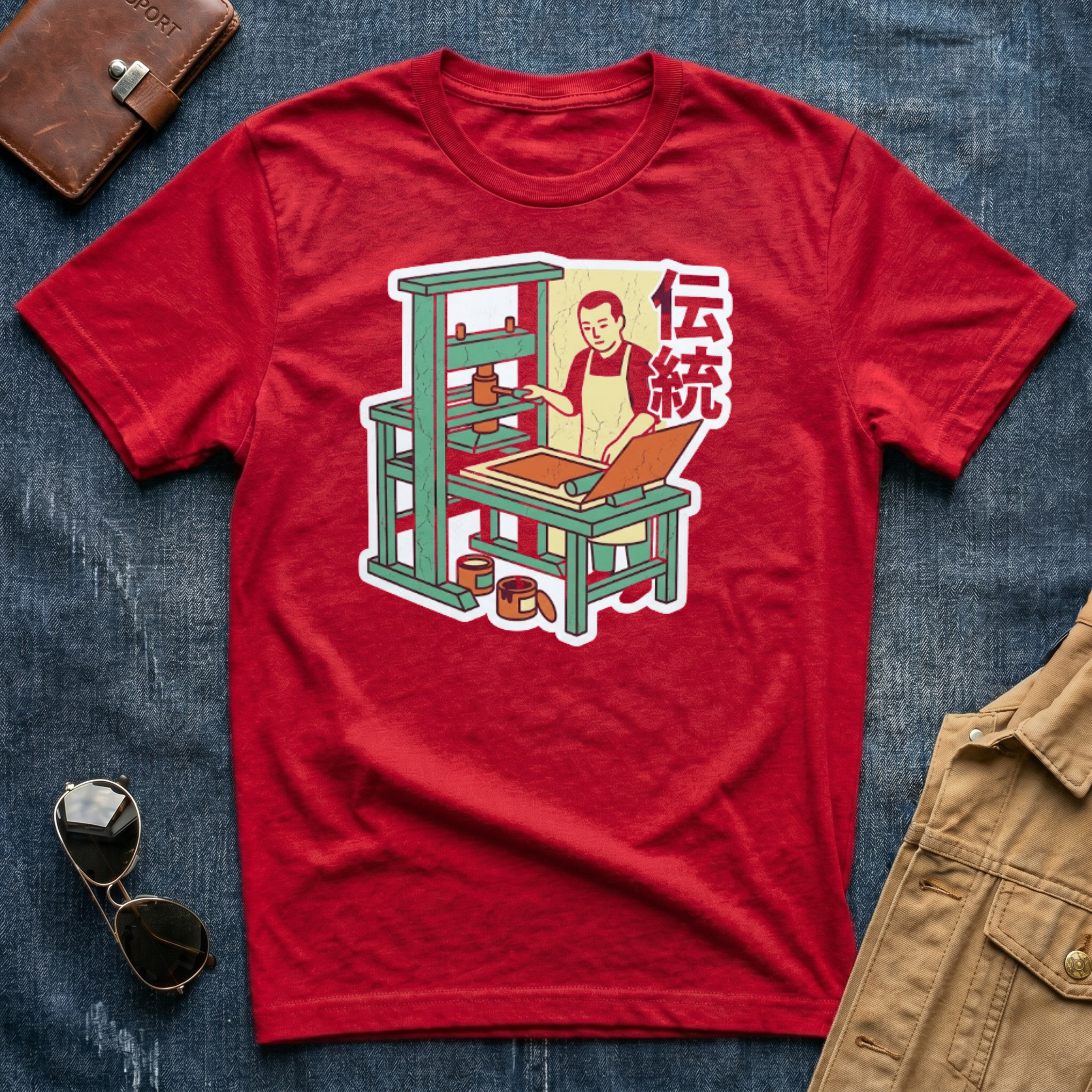 Printing Press (Tradition) T Shirt