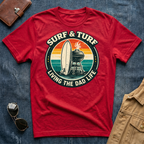 Surf & Turf Living the Dad Life T-Shirt