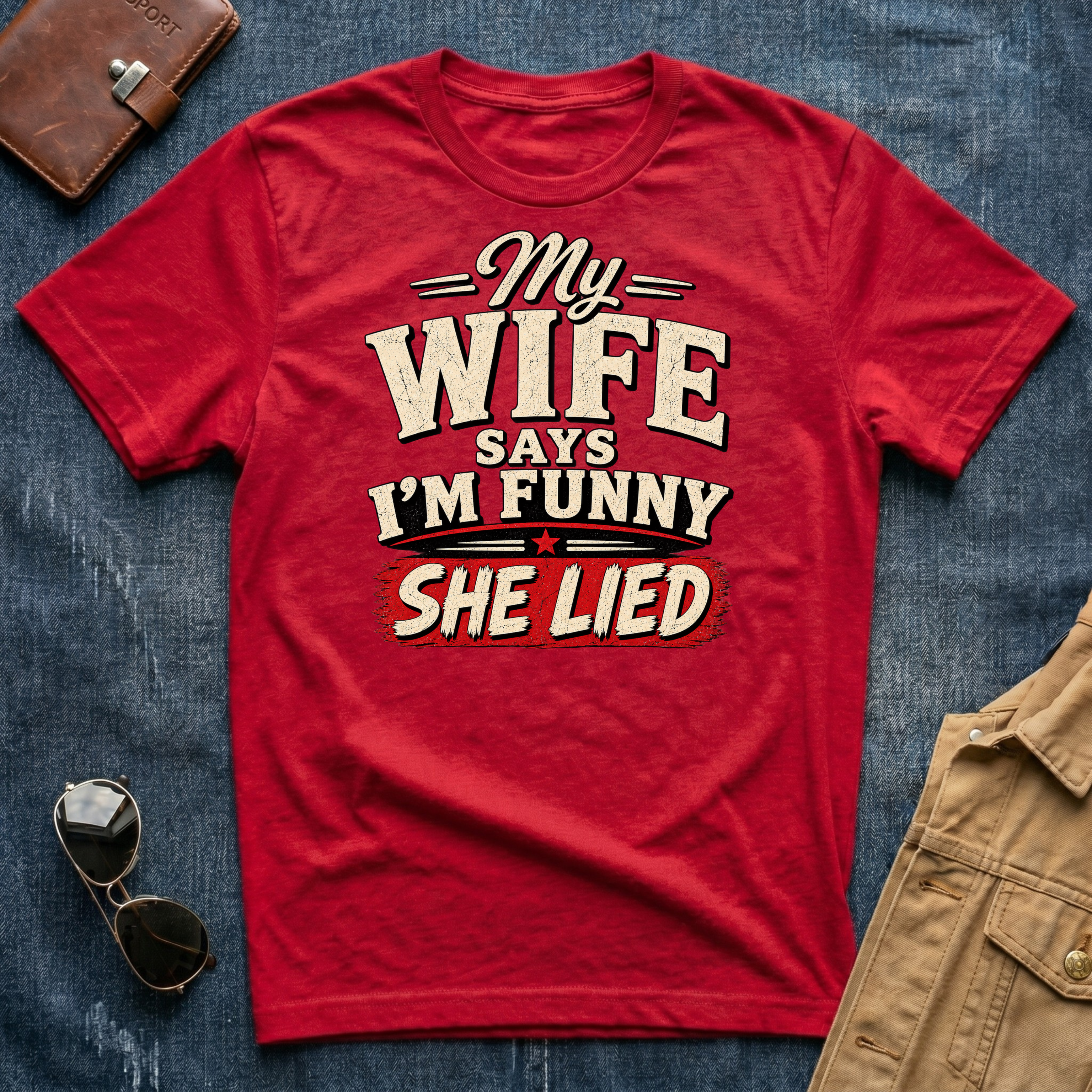 My Wife Says I'm Funny T-Shirt