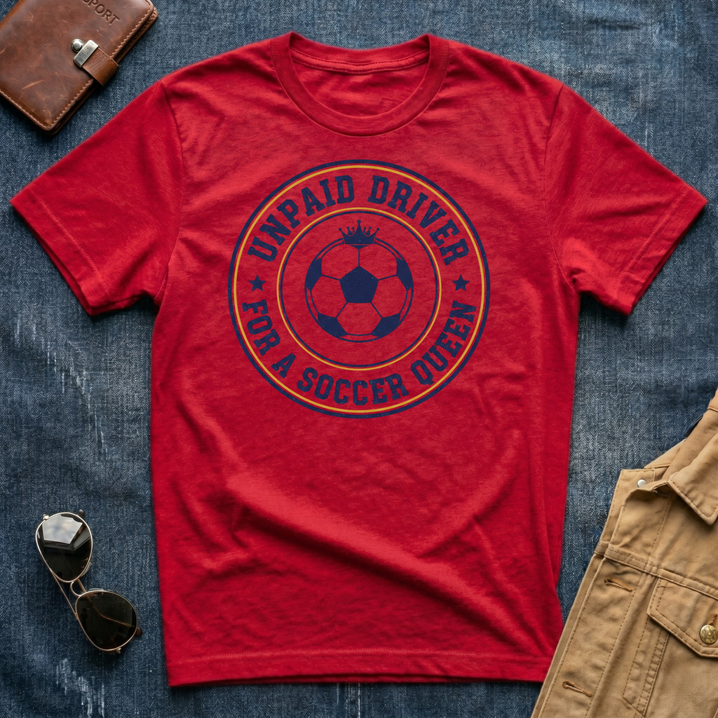 Unpaid Driver For A Soccer Queen T-Shirt