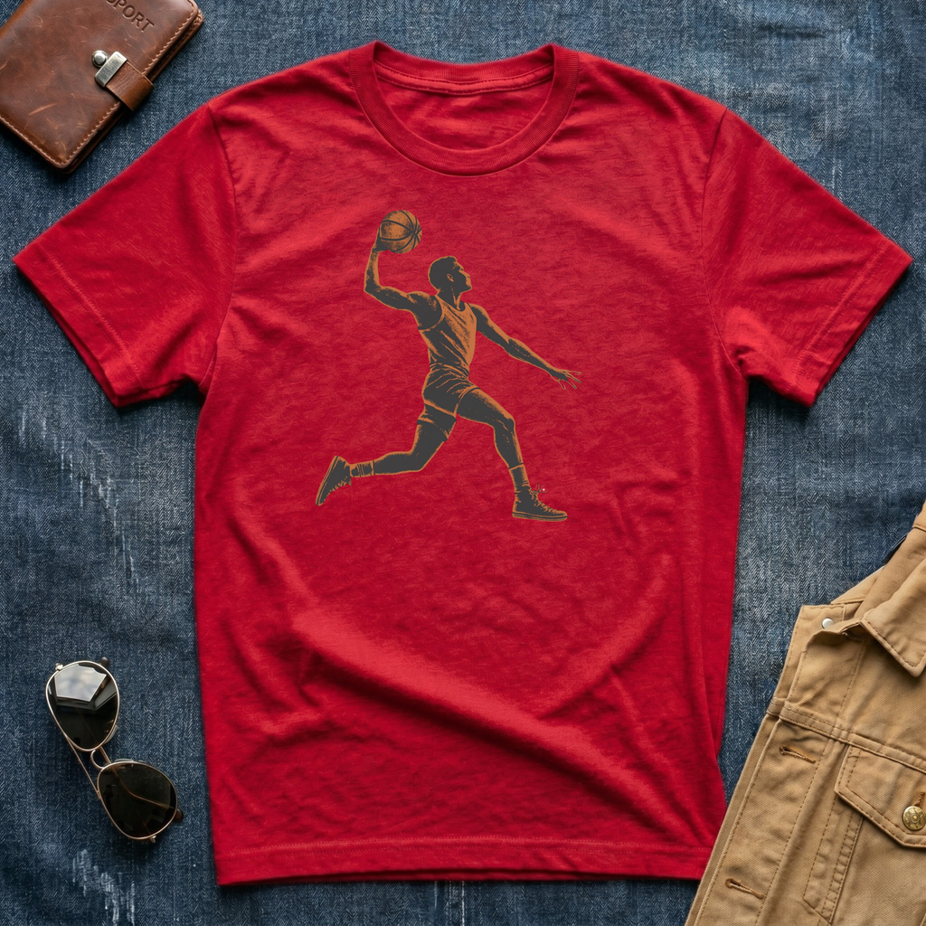 Basketball Dunk Silhouette T-Shirt