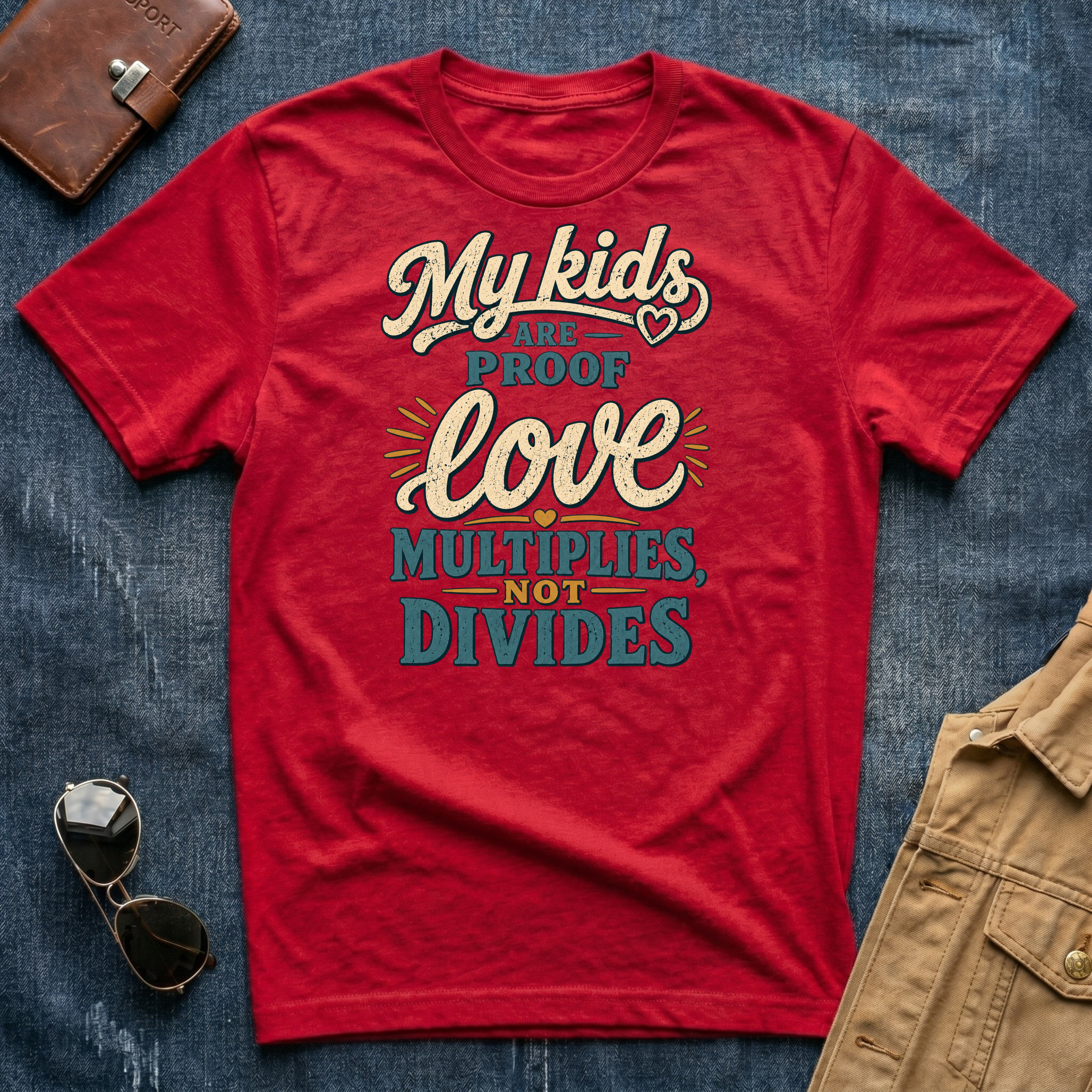 My Kids Are Proof Love Multiplies T Shirt