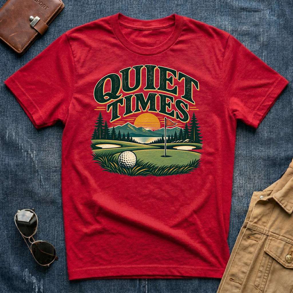 Quiet Times Golf T Shirt