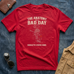 The Anatomy of a Bad Day Red Gear T‑Shirt