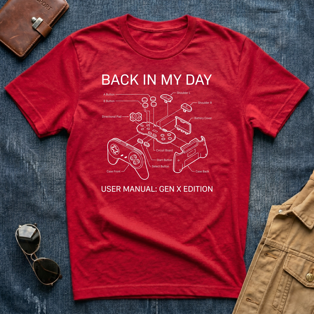 Back In My Day User Manual T Shirt