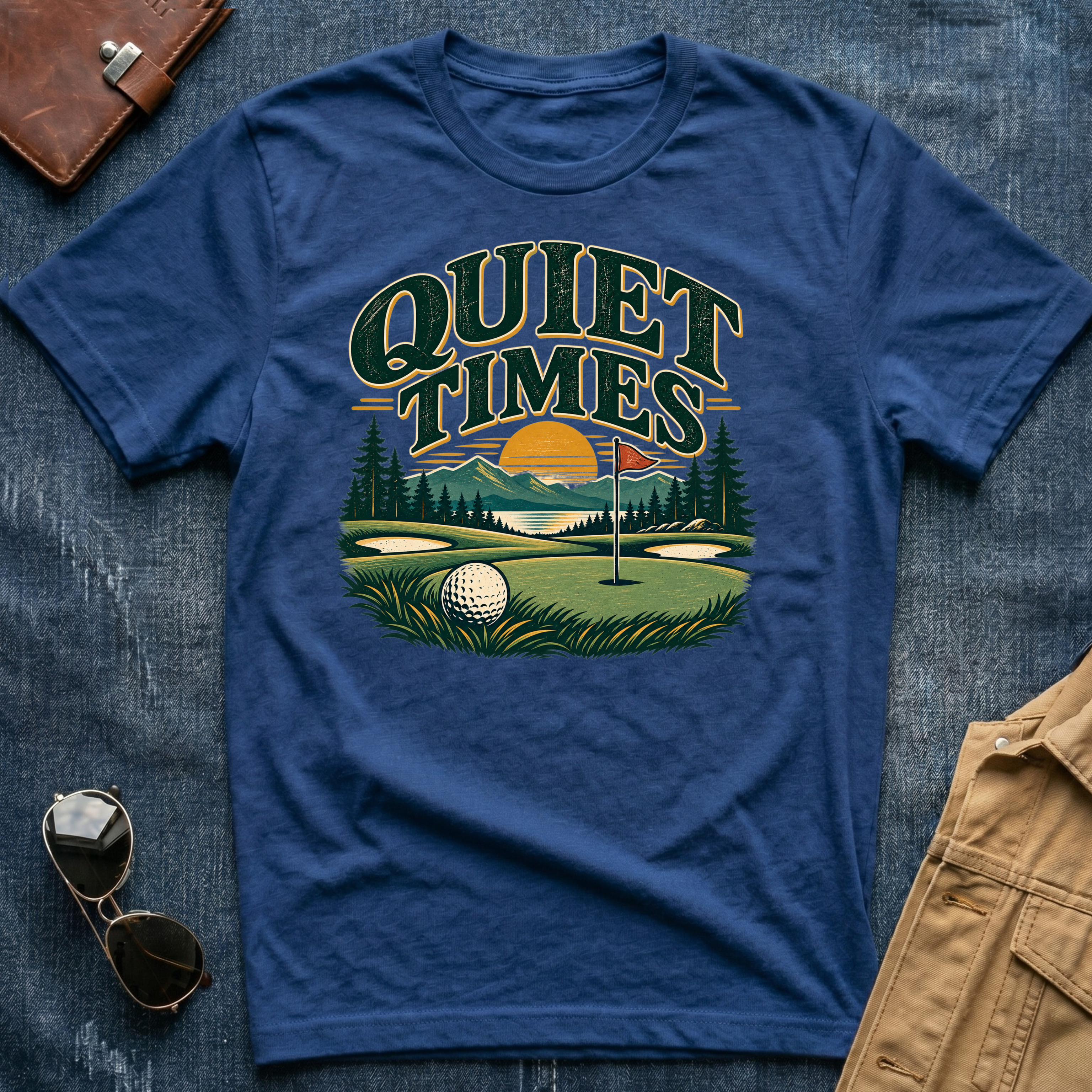 Quiet Times Golf T Shirt