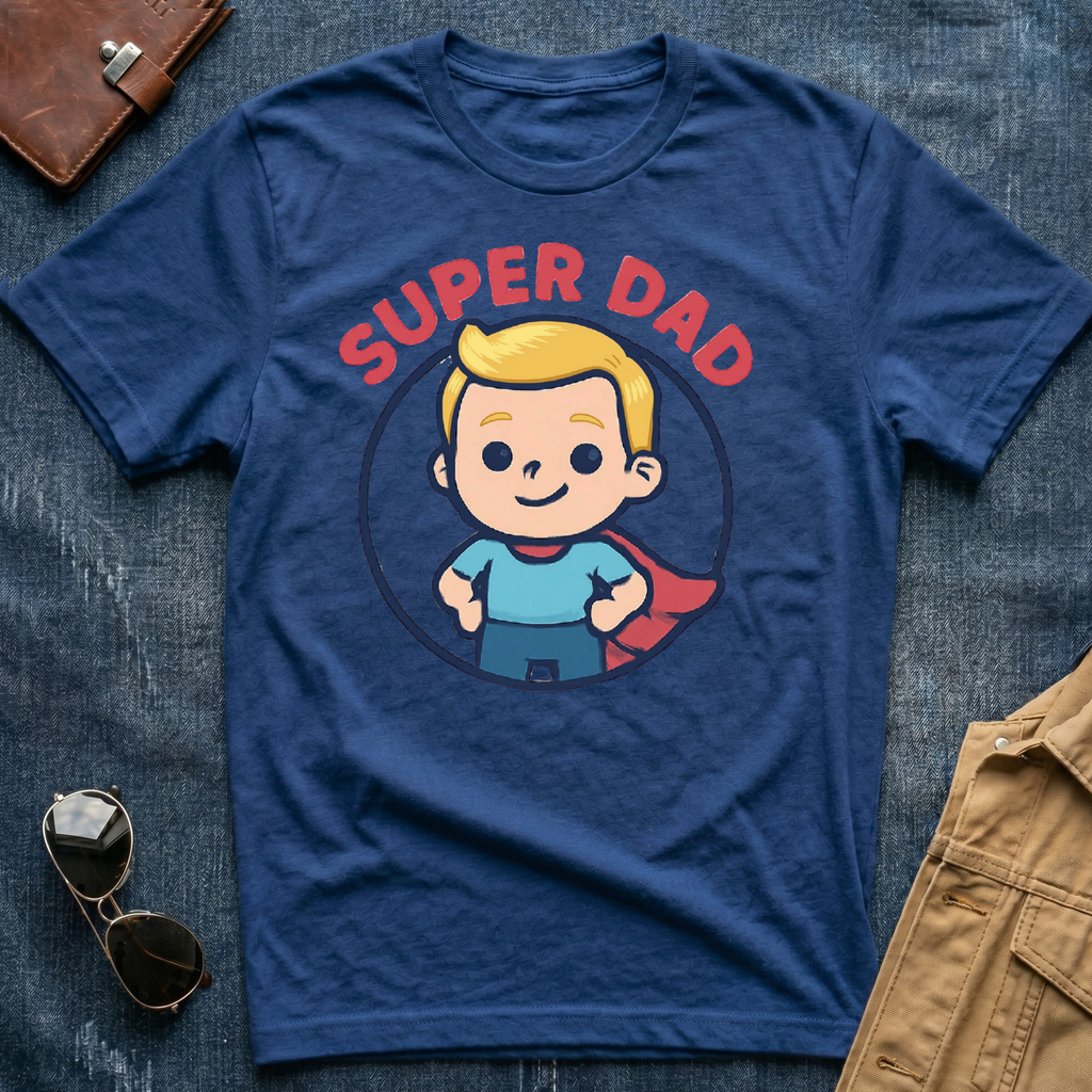 Anime Super Dad Blond T Shirt