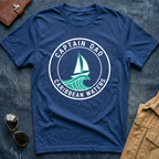 Captain Dad Caribbean Waters Blue T-Shirt