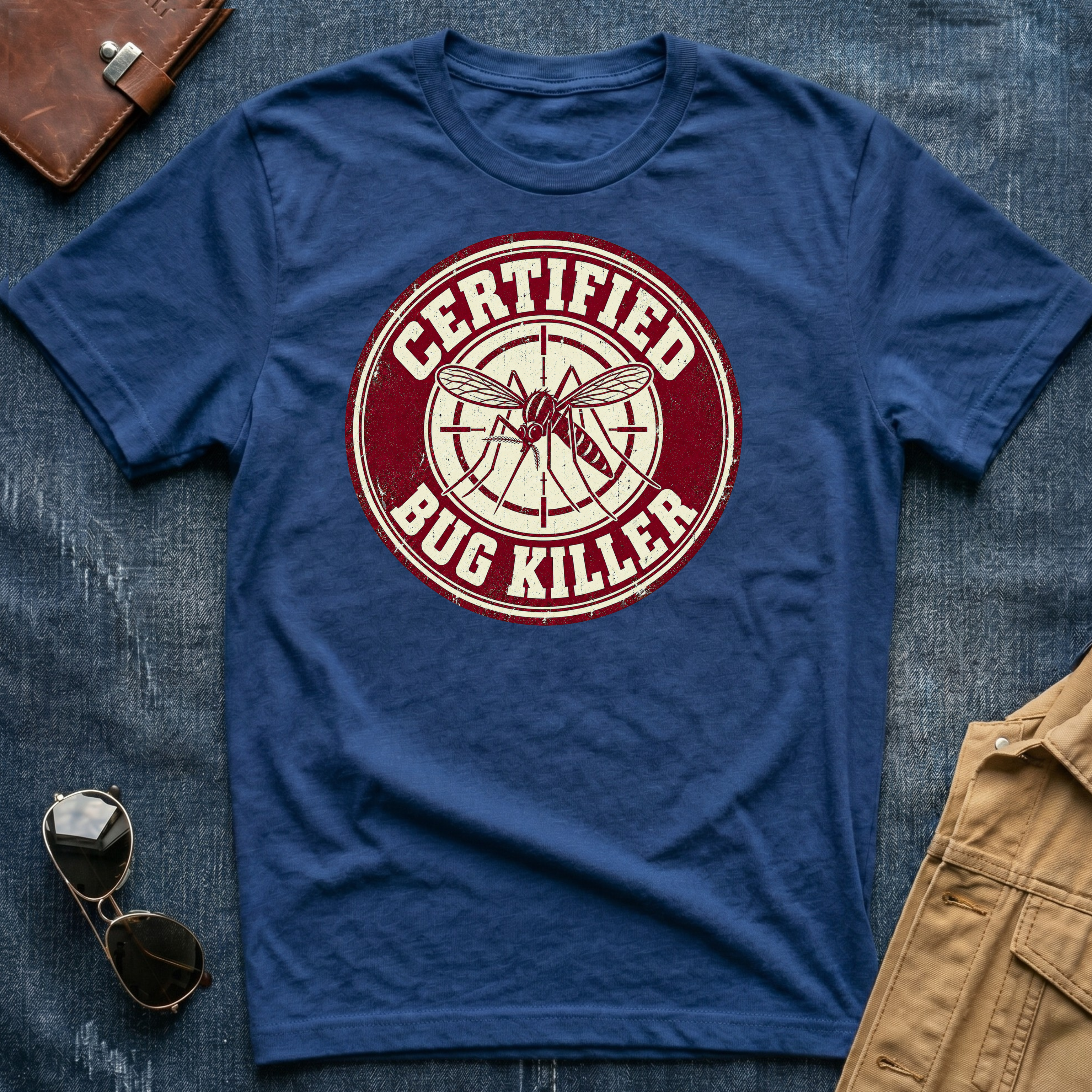 Certified Bug Killer Mosquito T-Shirt