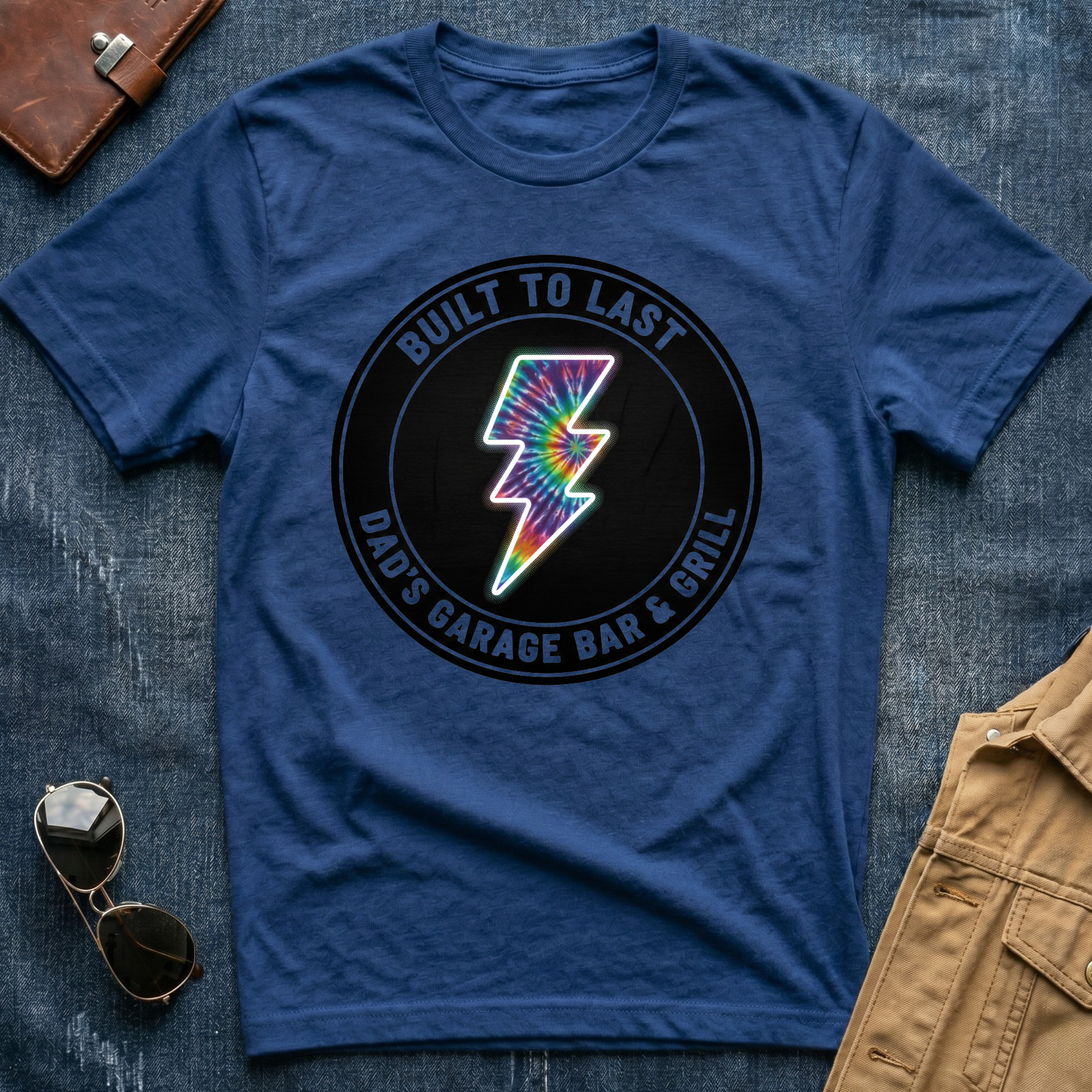 Built to Last Dad’s Garage Bar And Grill T Shirt