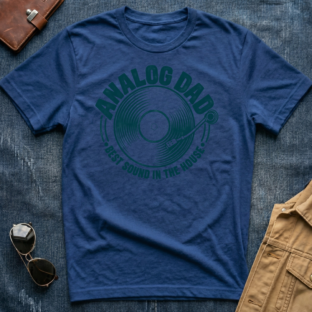 Analog Dad  Record T-Shirt