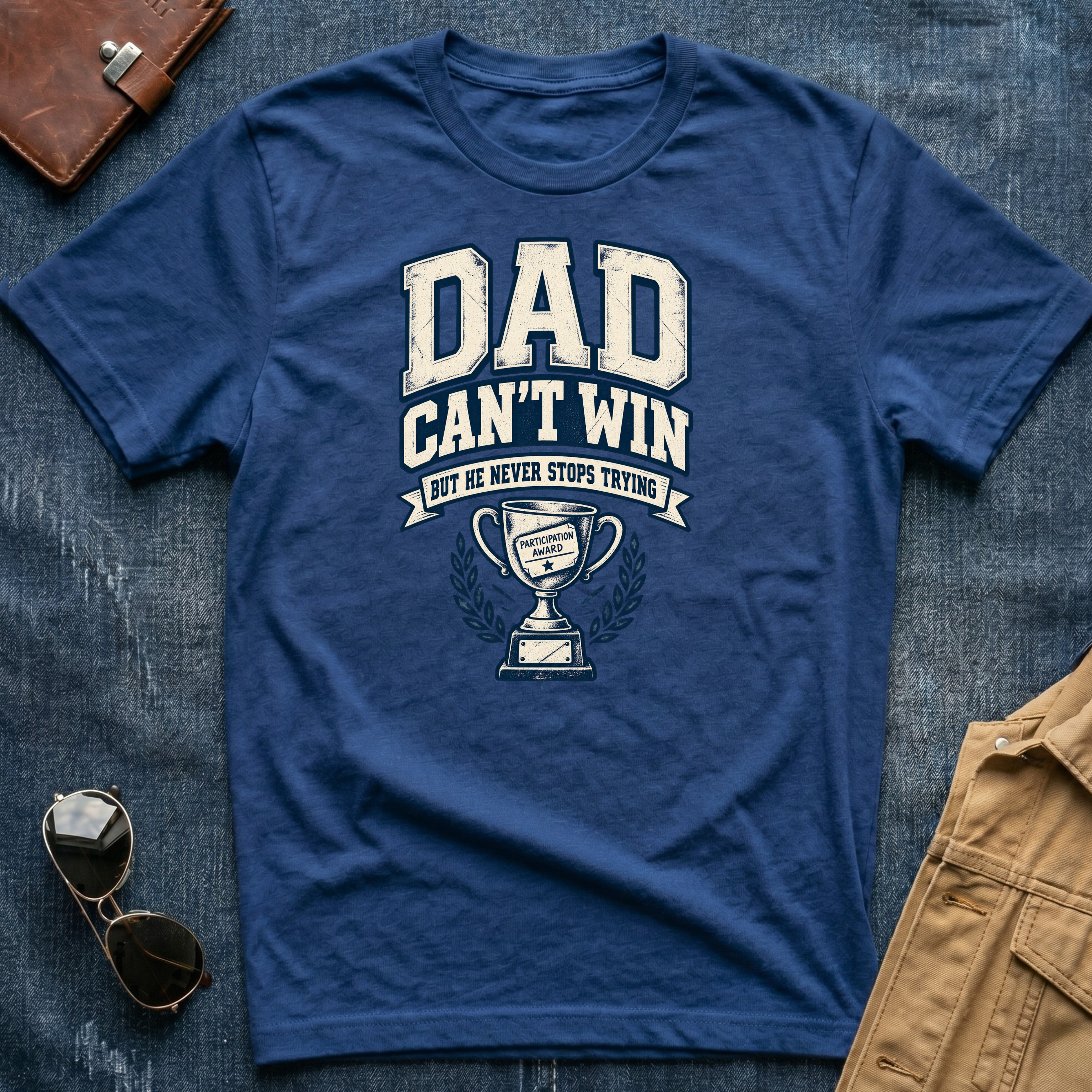 Dad Can't Win Light T-Shirt