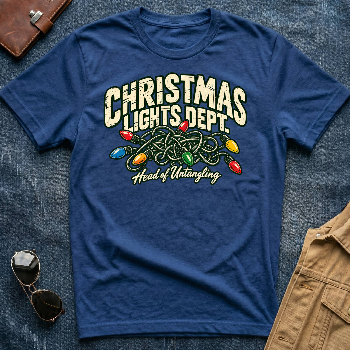 Christmas Lights Dept Untangle T-Shirt