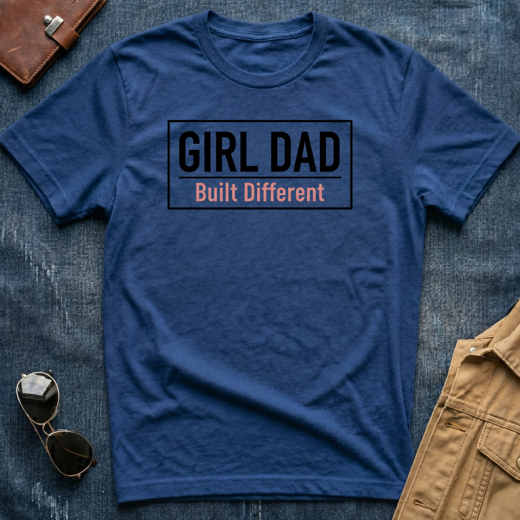 Girl Dad Built Different T Shirt
