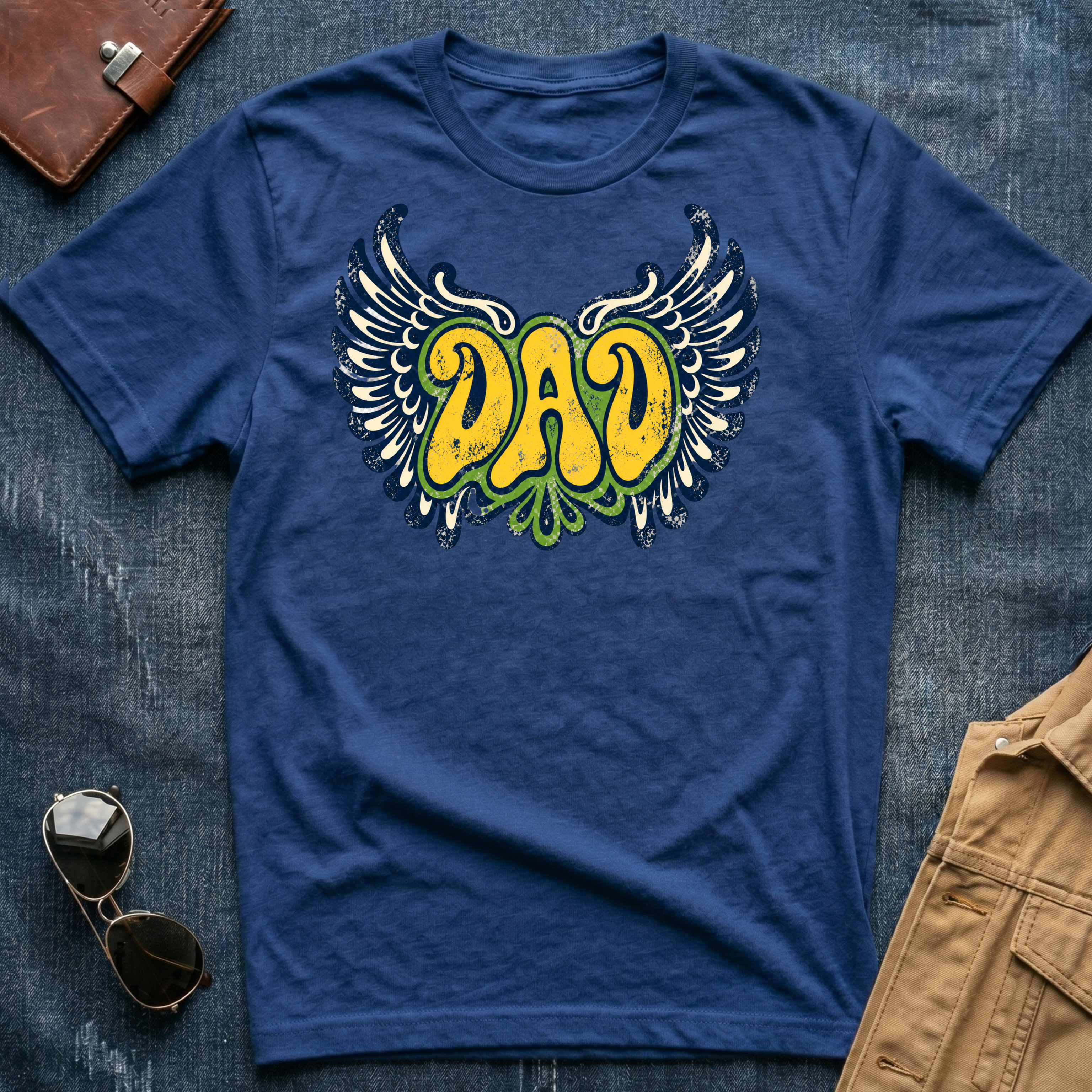 Yellow Dad Wings T-Shirt
