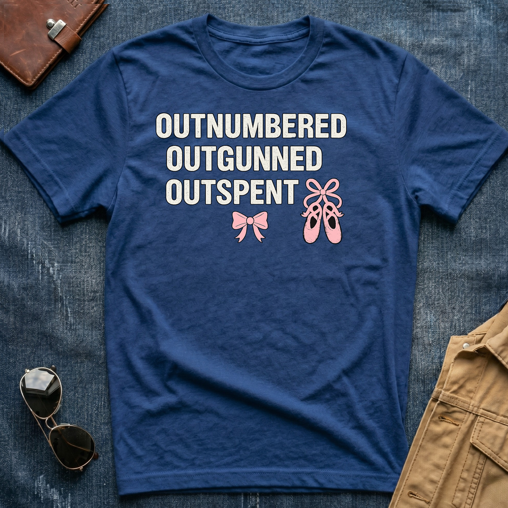Outnumbered Outgunned Outspent 2 T Shirt