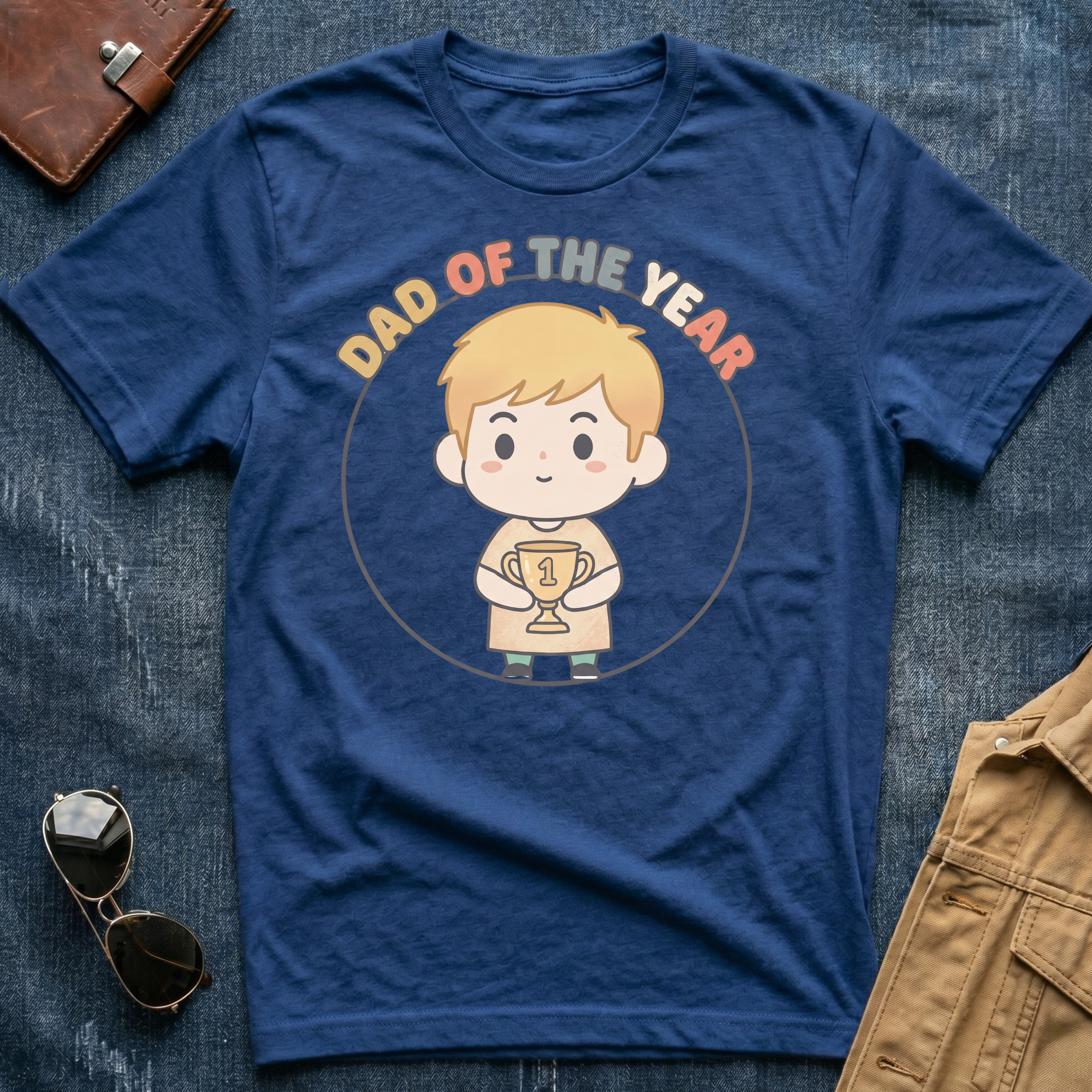 Anime Dad of the Year Blond T-Shirt