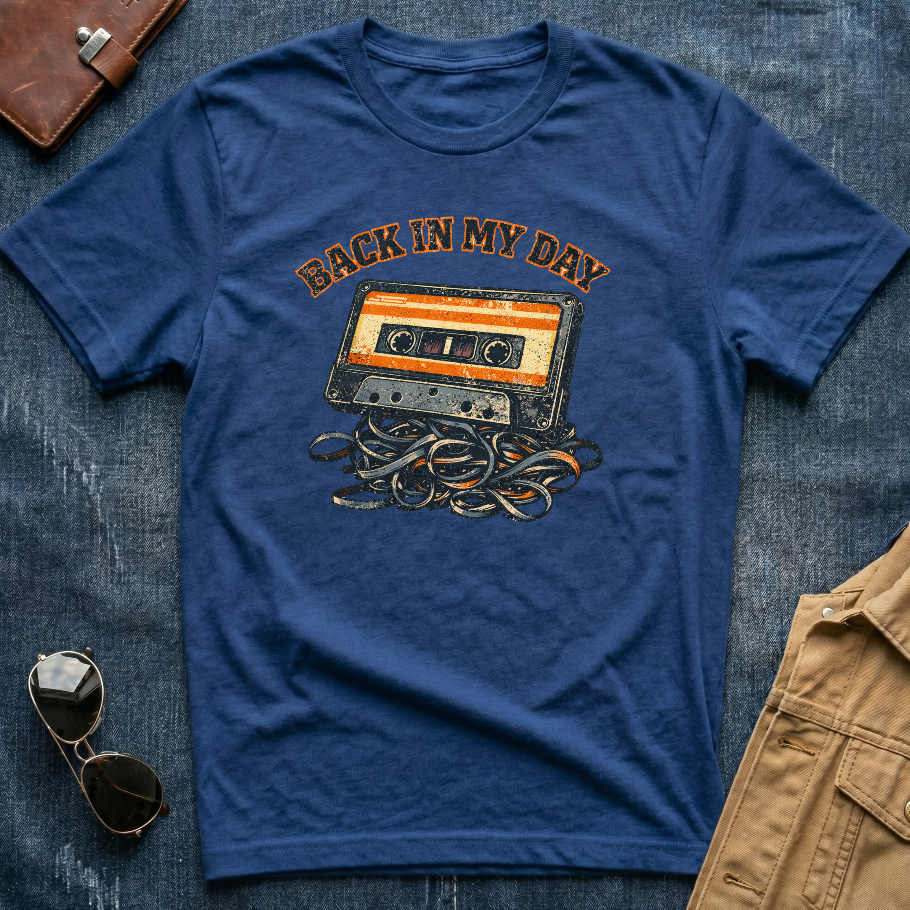 Back In My Day Cassette Tape T-Shirt