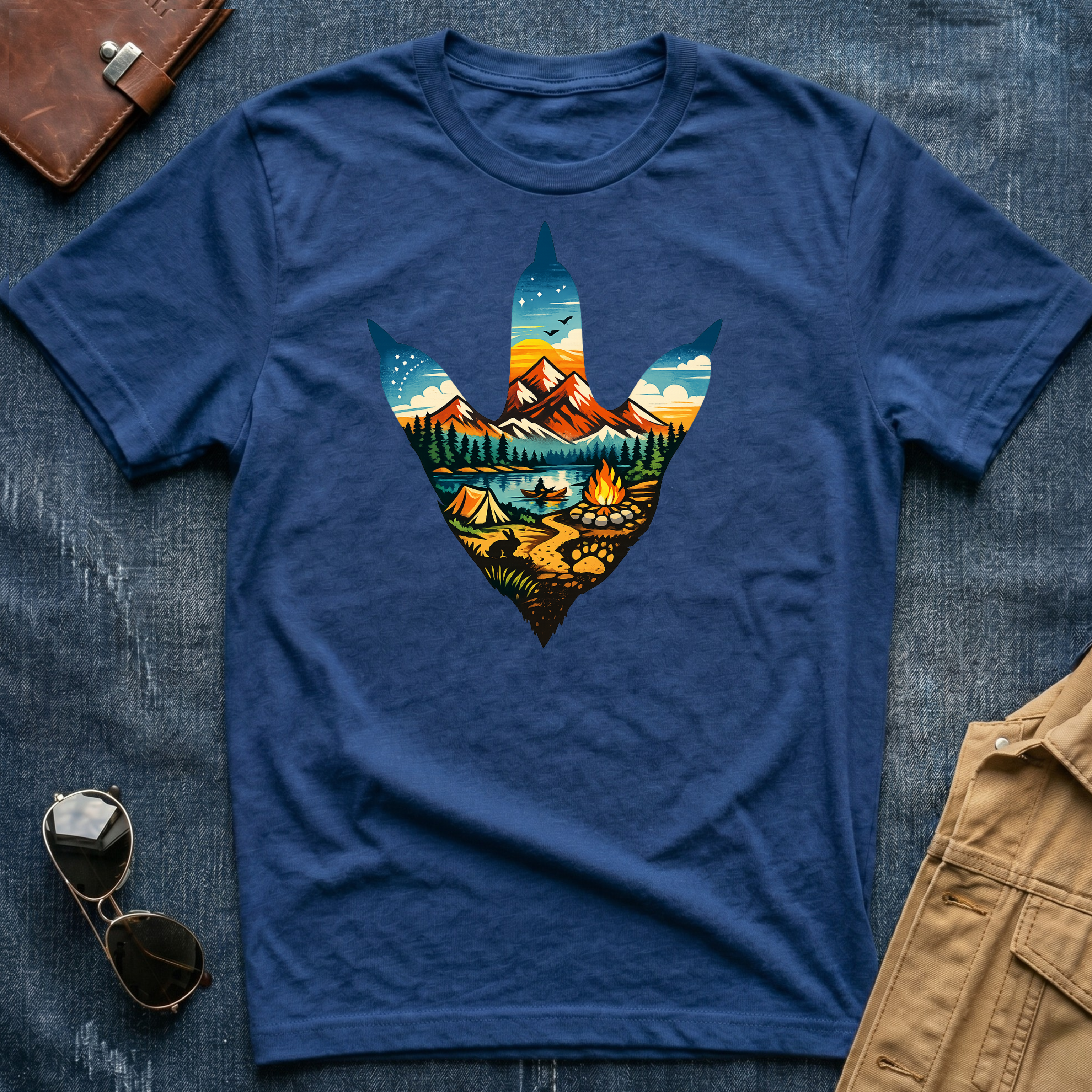 Chicken Foot Multicolor T Shirt