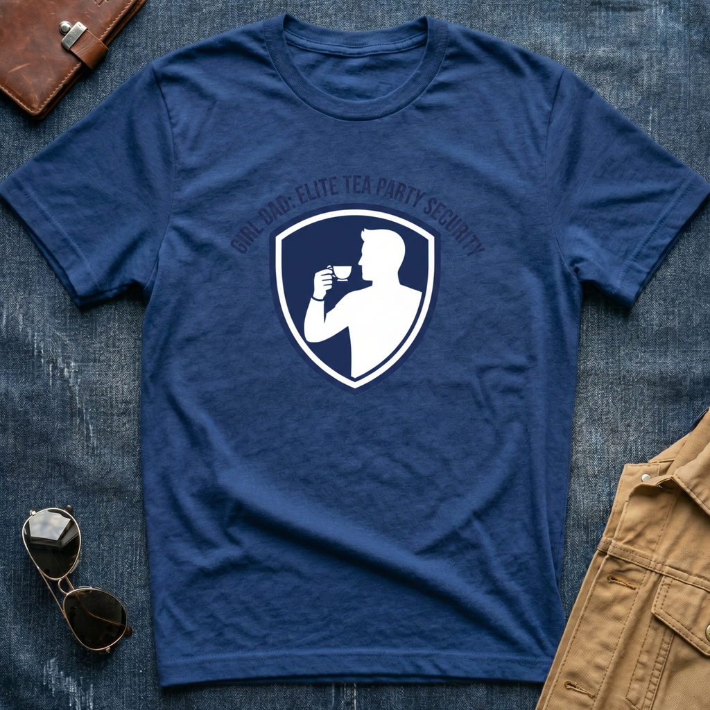 Girl Dad Elite Tea Party Security T-Shirt