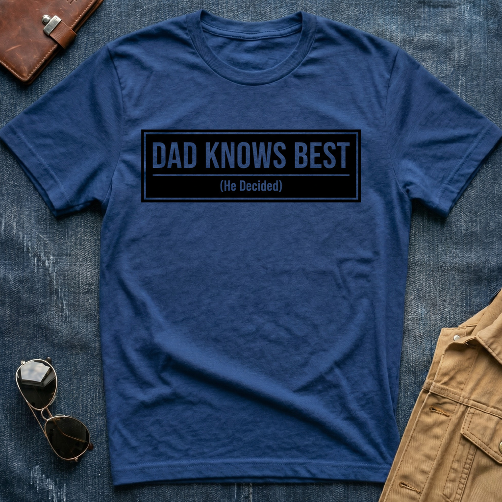 Dad Knows Best He Decided T Shirt
