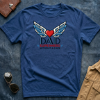 Dad Superhero Red White Blue T-Shirt